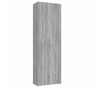 vidaXL Armoire de Bureau Meuble de Rangement Organisateur Armoire de Rangement de Fichiers Sonoma Gris 60x32x190 cm Bois d'Ingénierie