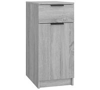 vidaXL Armoire de Bureau Meuble de Rangement Organisateur Armoire de Rangement de Fichiers Sonoma Gris 33,5x50x75 cm Bois d'Ingénierie