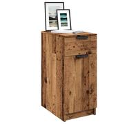 Vidaxl Armoire De Bureau Vieux Bois 33x50x75 Cm Bois D'ingénierie Marron