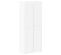 vidaXL Armoire de classement Bois d'ingénierie Blanc 60x32x153 cm
