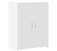 vidaXL Armoire à dossiers blanc Bois composite 60x32x77,5 cm