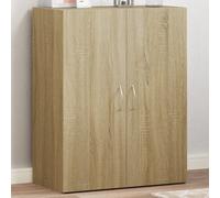 vidaXL Armoire à dossiers Chêne Sonoma 60x32x77,5 cm Bois composite