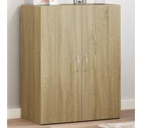Vidaxl Armoire De Classement Chêne Sonoma Bois D'ingénierie Marron