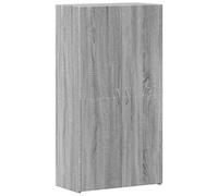 vidaXL Armoire de classement sonoma gris 60x32x115cm bois d'ingénierie, armoire à dossiers, unité de rangement, armoire de rangement de bureau