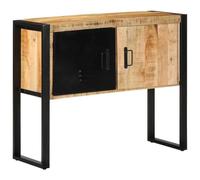vidaXL Armoire de Console 90x35x75 cm Bois de manguier Massif Brut