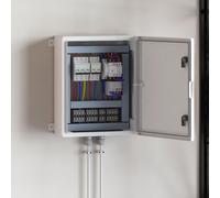 vidaXL Armoire de contrôle IP65 étanche Grise 40x17,5x50 cm en plastique ABS