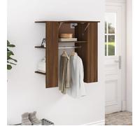 vidaXL Armoire de couloir Chêne marron 97,5x37x99 cm Bois d'ingénierie 820516