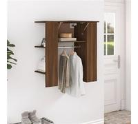 vidaXL Armoire de couloir Chêne marron 97,5x37x99 cm Bois d'ingénierie820516 Marron G