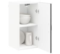vidaXL Armoire de cuisine avec porte Kalmar Chêne noir 30 x 31 x 60 cm, Cabinet de cuisine rectangulaire moderne, unité murale avec grand espace de rangement, organisateur contemporain pour rénovation