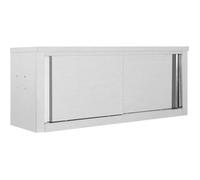 vidaXL Armoire de cuisine avec portes coulissantes 120x40x50 cm Inox