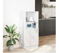 vidaXL Armoire de cuisine blanc 57x41,5x131,5 cm bois d'ingénierie 860121