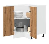 Vidaxl Armoire De Cuisine Chêne Artisanal 75,5x75,5x81,5 Cm Multicolore