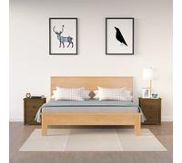 Vidaxl Armoire De Cuisine D'extérieur Bois De Pin Massif Marron