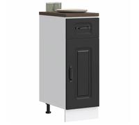 vidaXL Armoire de cuisine Kalmar noir bois d'ingénierie 853458