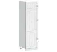 Vidaxl Armoire De Cuisine Lucca Blanc Bois D'ingénierie Blanc