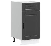 vidaXL Armoire de cuisine Porto noir bois d'ingénierie 853948