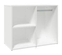 vidaXL Armoire de Dressing Armoire Cosmétique Meuble de Coiffeuse Meuble de Rangement Chambre à Coucher Blanc 80x40x65 cm Bois d'Ingénierie