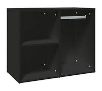 vidaXL Armoire de dressing 80x40x65 cm Bois d'ingénierie Noir 808847
