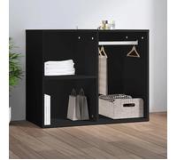 vidaXL Armoire de dressing 80x40x65 cm Bois d'ingénierie Noir 808847
