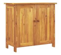 vidaXL Armoire de Jardin 75x35x70 cm Bois Massif d'acacia, Armoire, Placard, armoires de Rangement, Meuble Buffet, Meuble de Rangement