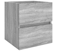 Vidaxl Armoire De Lavabo Sonoma Gris 41x38,5x45 Cm Bois D'ingénierie Multicolore