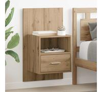 Vidaxl Armoire De Lit 2 Pcs Chêne Artisanal 48,5 X 32,5 X 80 Cm