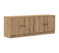 vidaXL Armoire de lit avec Porte 2 pcs Chêne Artisanal 66 x 35 x 48 cm, Rangement Chambre, unité modulable, Table de Nuit rectangulaire, Design Minimaliste, Meuble Fonctionnel, Cabinet Moderne