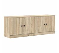vidaXL Armoire de lit avec Stockage 2 pcs Chêne Sonoma 66 x 35 x 48 cm, Rangement Chambre, unité modulable, Table de Nuit rectangulaire, Design Minimaliste, Meuble Fonctionnel, Cabinet Moderne