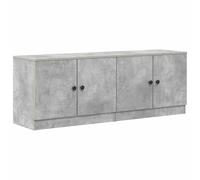 vidaXL Armoire de lit avec Stockage 2 pcs Gris Béton 66 x 35 x 48 cm, Rangement Chambre, unité modulable, Table de Nuit rectangulaire, Design Minimaliste, Meuble Fonctionnel, Cabinet Moderne