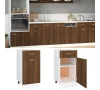 Vidaxl Armoire De Plancher À Tiroir ""Lyon"" Chêne Marron 40x46x81,5 Cm Multicolore