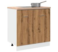 Vidaxl Armoire De Plancher D'évier Chêne Artisanal 80x46x81,5 Cm Multicolore