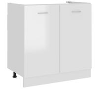 vidaXL Armoire de Plancher d'Évier, Armoire de Rangement avec Étagère, Meuble de Cuisine Salle à Manger Maison Intérieur, 801201