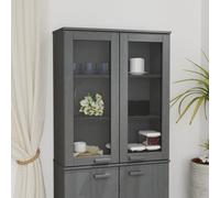 vidaXL Armoire de plancher sonoma gris 30x44,5x81,5 cm bois ingénierie