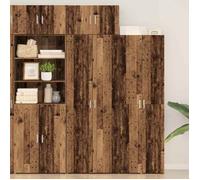 vidaXL Armoire de rangement 2 pc Bois ancien 70 x 42 5 x 225 cm 3365635
