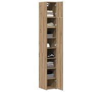 vidaXL Armoire de rangement 3 pcs Chêne artisanal 30 x 42,5 x 225 cm, Rangement chic, design rectangulaire, meuble moderne pour bien organiser tout, bois travaillé