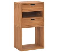 Vidaxl Armoire De Rangement 40x30x76 Cm Bois De Teck Massif Marron