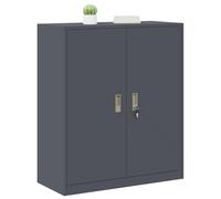 vidaXL Armoire de rangement Anthracite 90 x 40 x 105 cm – Acier rectangulaire verrouillable