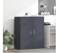 vidaXL Armoire de rangement Anthracite 90 x 40 x 105 cm – Acier rectangulaire verrouillable