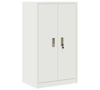 vidaXL Armoire de rangement avec stockage Blanc 60 x 40 x 105 cm