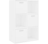 vidaXL Armoire de rangement 60x29,5x90 cm en aggloméré Blanc