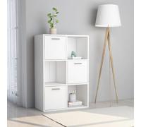 Vidaxl Armoire De Rangement Blanc 60x29,5x90 Cm Bois D'ingénierie Blanc