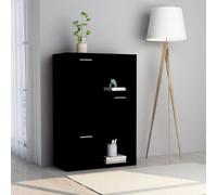 Vidaxl Armoire De Rangement Blanc 60x29,5x90 Cm Bois D'ingénierie Blanc