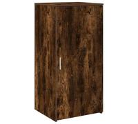 vidaXL Armoire de rangement chêne fumé 50×45×103,5 cm Bois d'ingénierie Anti-bascule