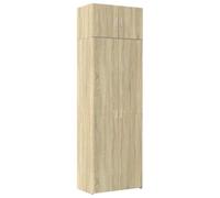 vidaXL Armoire de Rangement chêne Sonoma 70x42,5x225 cm, Armoire de Rangement de Salle de Bain, unité de Rangement de Salle de Bain, Armoire de Toilette