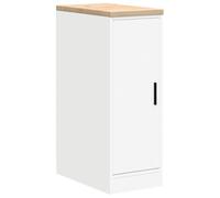 vidaXL Armoire de rangement de garage 860553 Bois de pin 30x51x85 cm Blanc