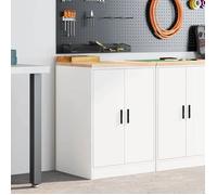 vidaXL Armoire de rangement de garage 60x51x85 cm bois de pin blanc