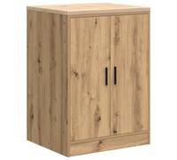 vidaXL Armoire de Rangement de Garage chêne Artisanal Bois de pin, Armoire, Armoire à Outils, Armoire Basse, Armoire de Garage, Armoire de Rangement