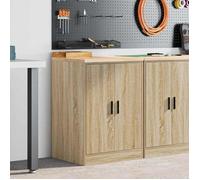 vidaXL Armoire de rangement de garage chêne sonoma 60x51x85cm bois pin, armoire, armoire à outils, armoire basse, armoire de 860573