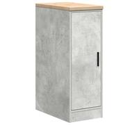 vidaXL Armoire de Rangement de Garage Gris béton 30x51x85 cm Bois pin, Armoire, Armoire à Outils, Armoire Basse, Armoire de Garage