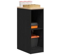 vidaXL Armoire de rangement de garage noir 30x51x85 cm bois de pin